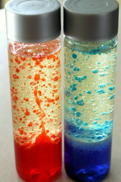 making a lava lamp with alka seltzer